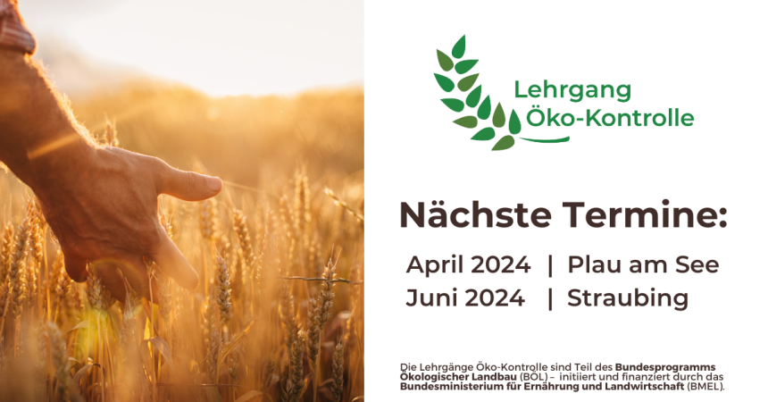 Der neue Lehrgang Öko-Kontrolle