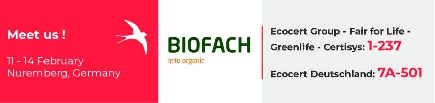Ecocert auf der BIOFACH 2025!